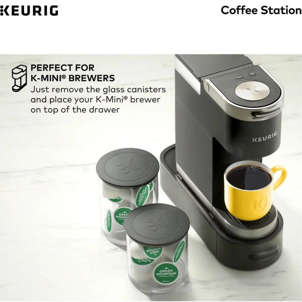 Black Ground Coffee & K-Cup Pod Storage Unit G6983