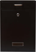Wall Mounted Locking Vertical Dropbox Mailbox, Galvanized Steel G97130