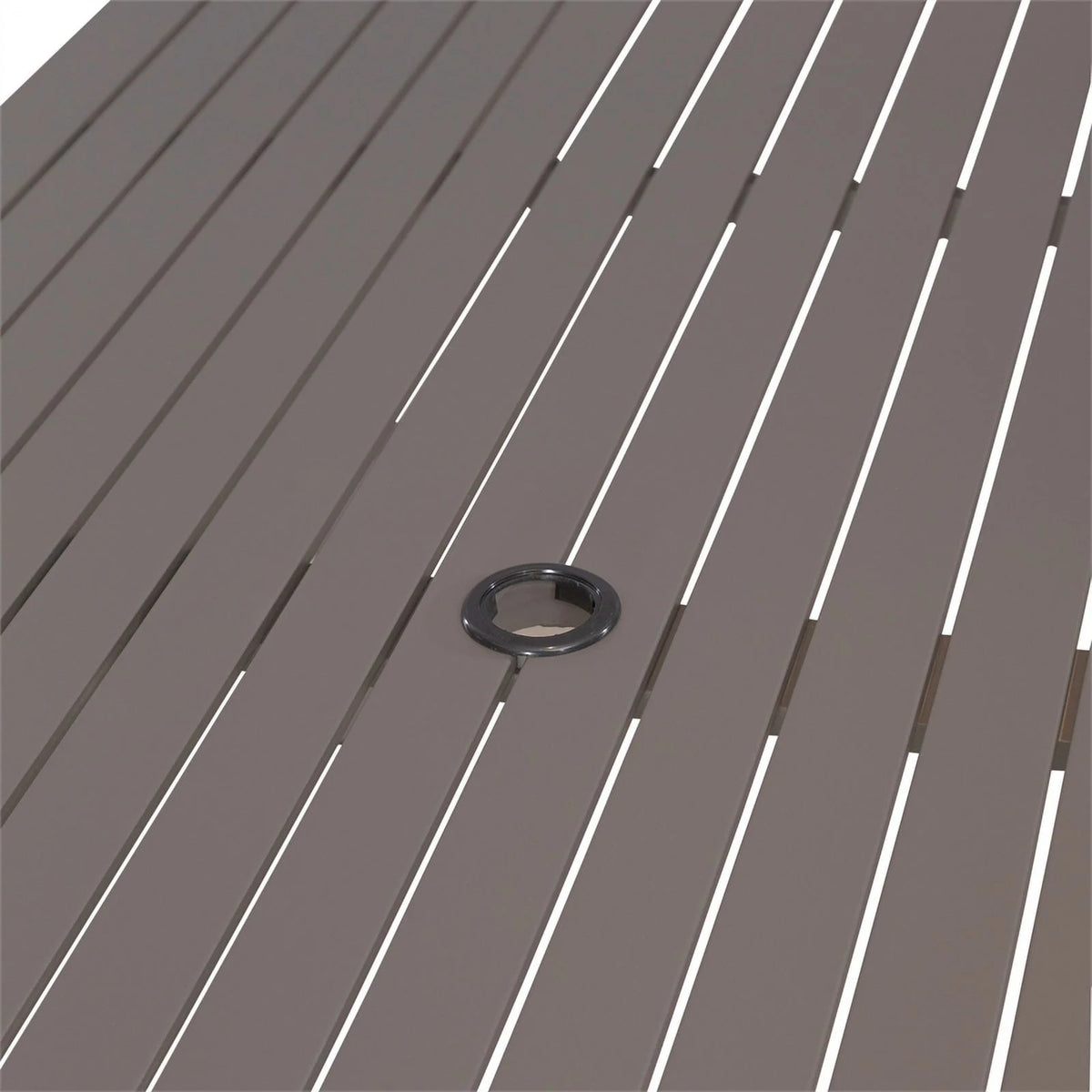 72"W Aluminum Outdoor Rectangular Leg Table V598