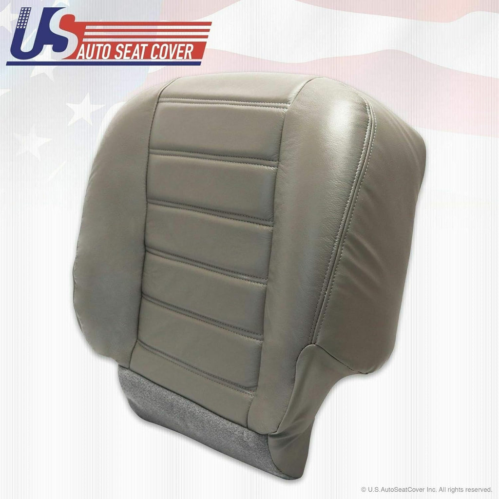Gray Synthetic Leather Seat Cover Pack of 2 T246