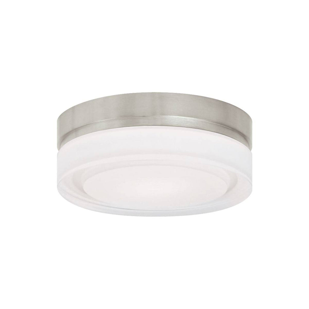 Satin Nickel Flush Mount V2648
