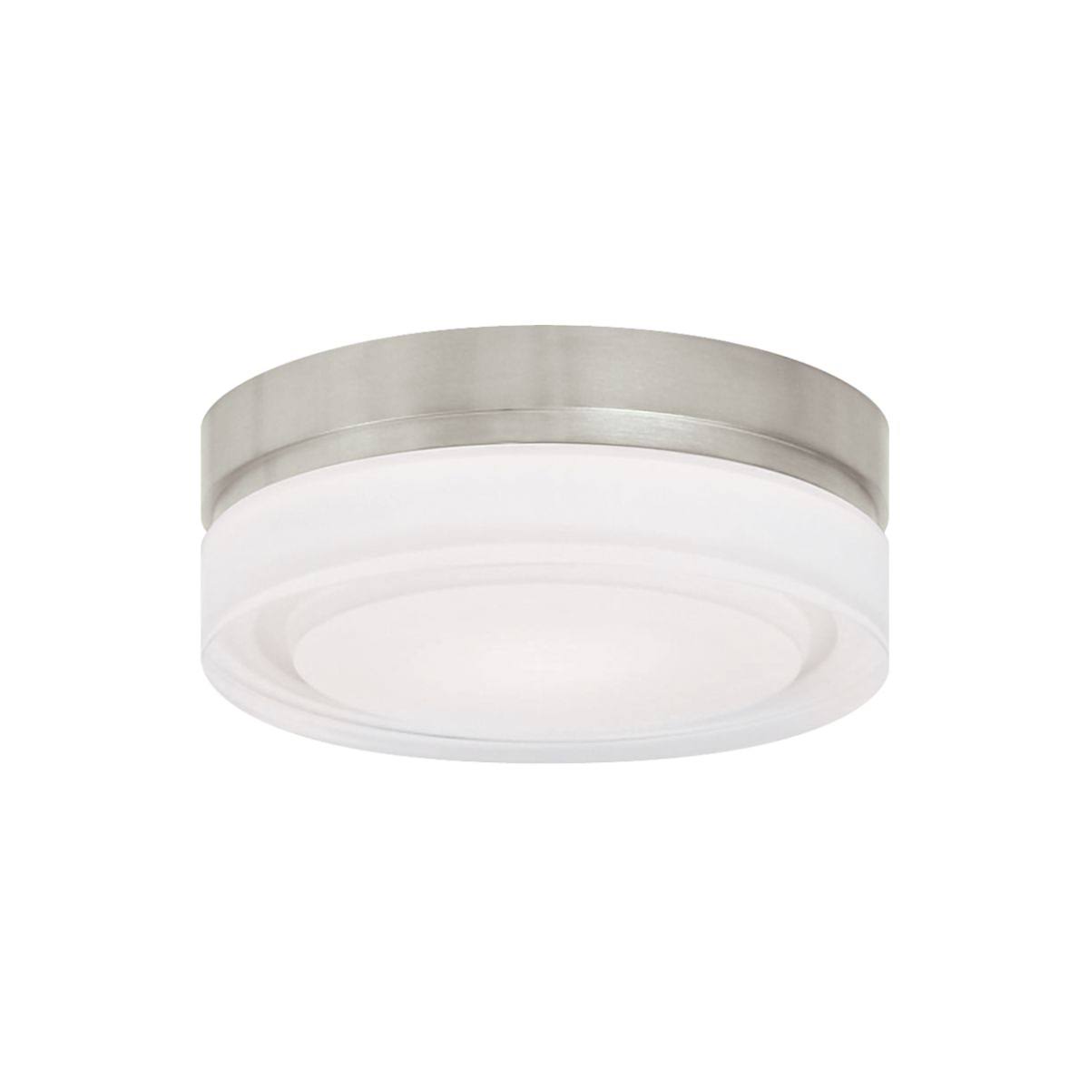 Satin Nickel Flush Mount V2648