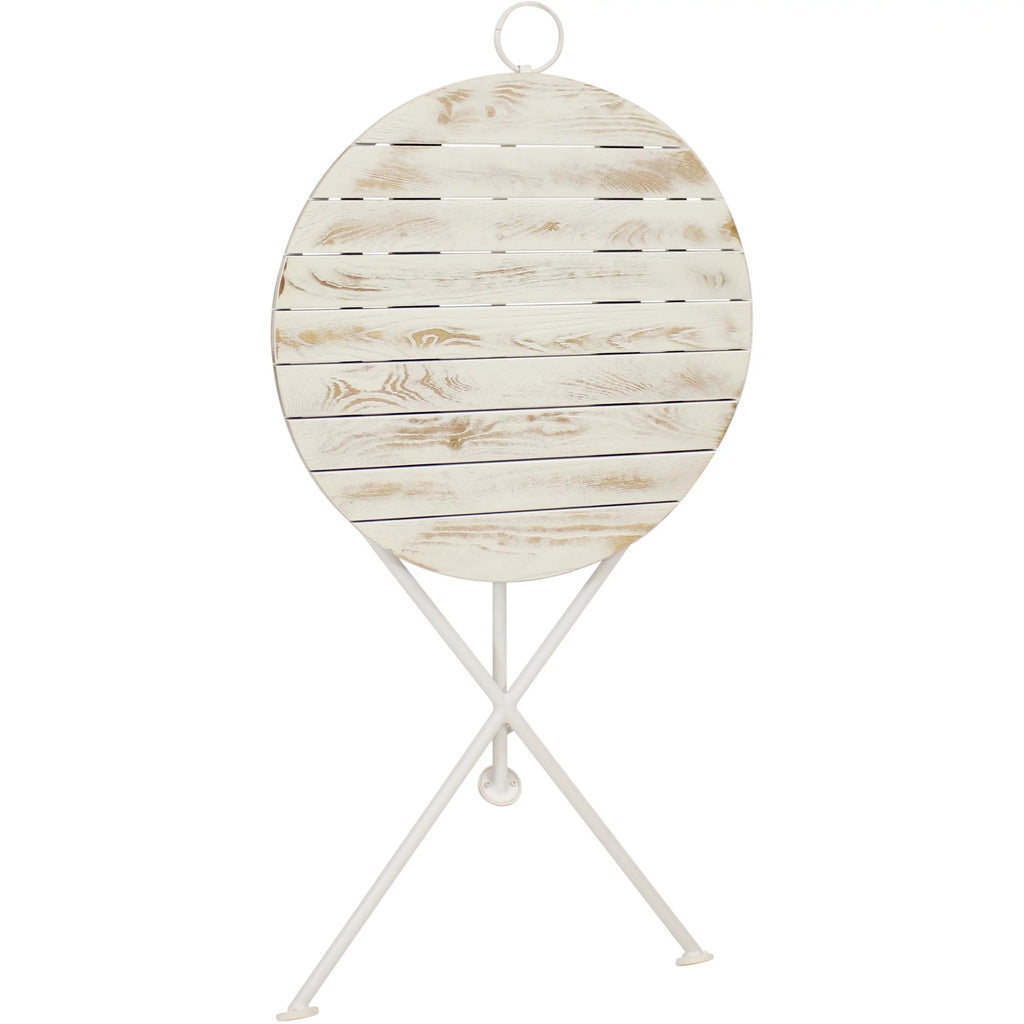 Chestnut Wood Folding Round Bistro Table I5275