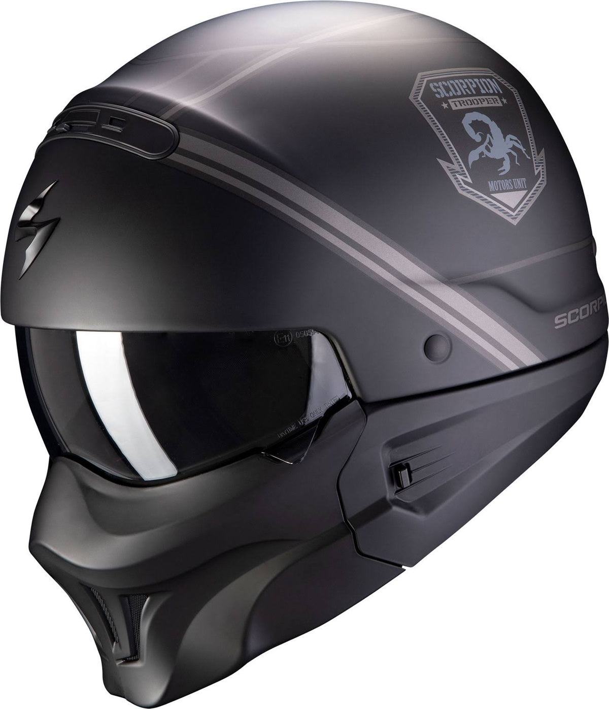 Matt Black-Silver XL Helmet M800