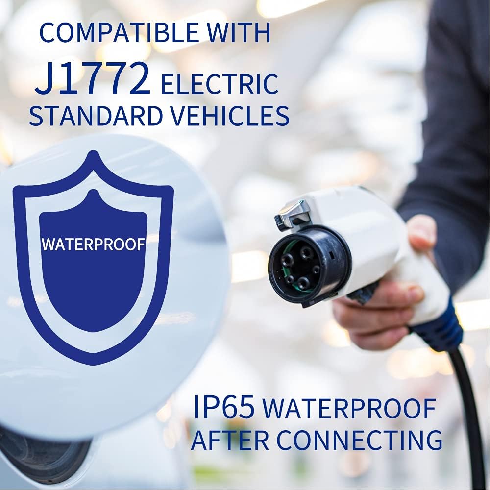 40 Amp 20 Ft J1772 EV Charging Extension Cable X5214