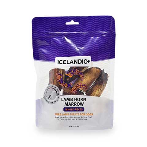 Lamb Horn Marrow Dog Treats 4-oz bag Y5902