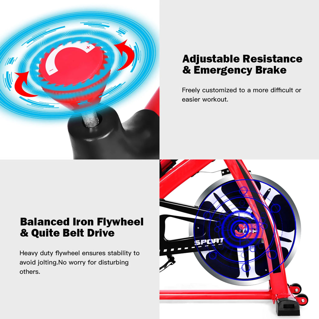 Exercise Bike with Adjustable Resistance V3367