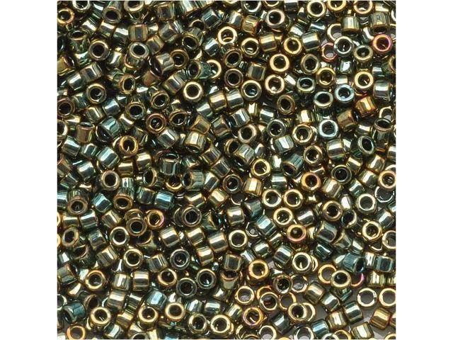 11/0 Metallic Green Bronze Seed Beads B9312