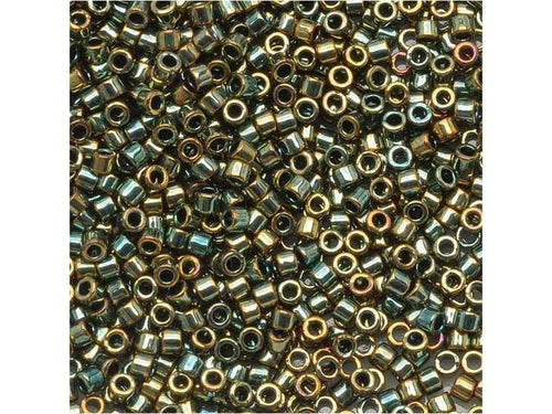11/0 Metallic Green Bronze Seed Beads B9312