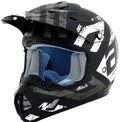 Youth MX Offroad Helmet Matte Silver B154