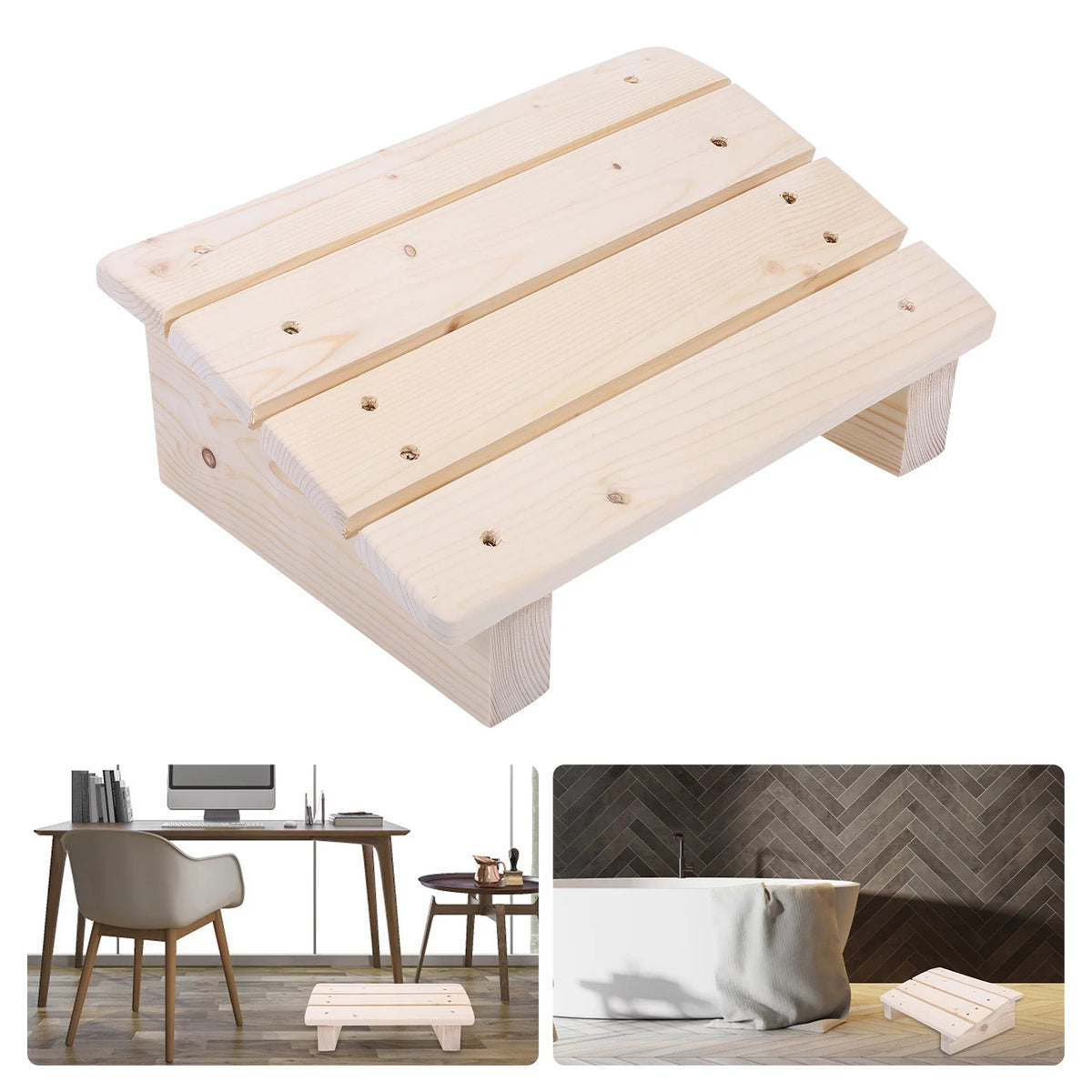 Wooden Foot Rest Stool N20697