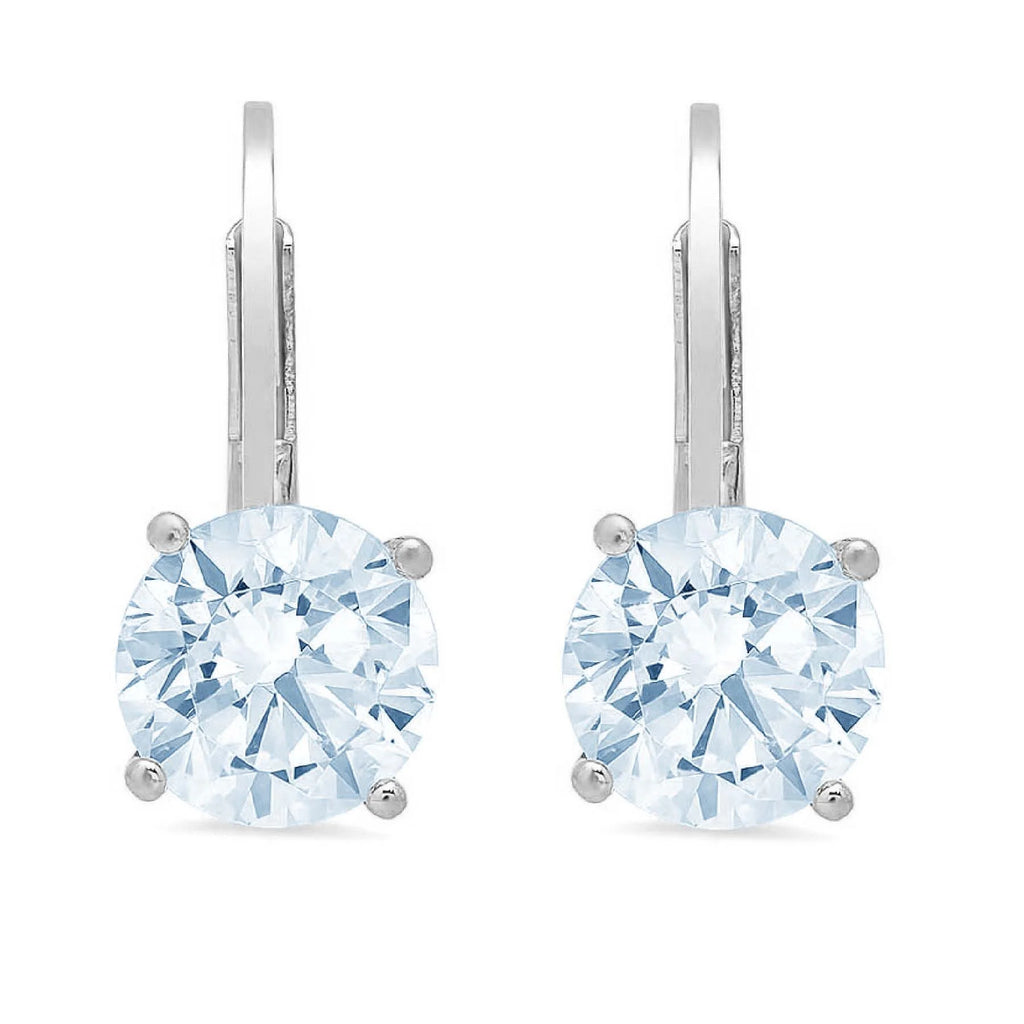 18K White Gold Earrings M84046