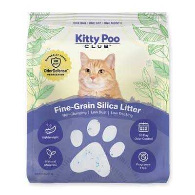 Silica Litter with Disposable Cat Litter Box A84877