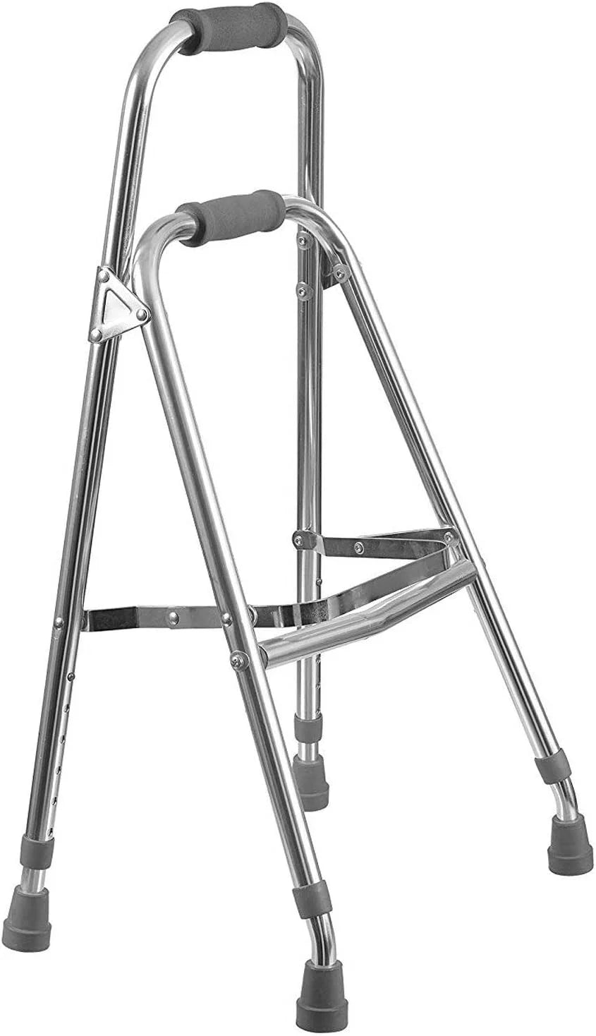 Silver Aluminum Folding Walker L6394