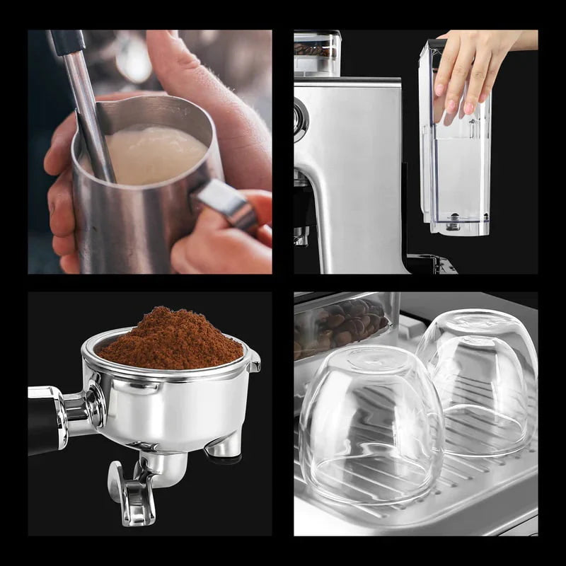 20 Bar Espresso Machine with Milk Frother Y230820