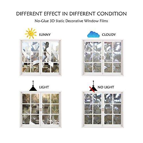 3D Ecology Static Decoration Window Film Glass Stickers, 35.4x78.7 U7167