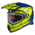 Blue Hi-Vis Black Snow Helmet with Shield G41788