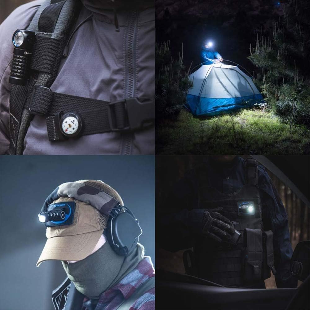 1000 Lumens Magnetic Rechargeable Right Angle Headlamp with Headband F647
