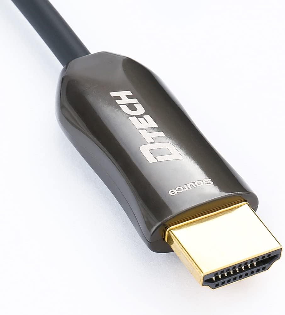 100m Slim Fiber Optic HDMI Cable 4K 60Hz Black V188