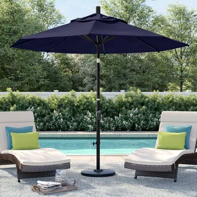 9' Market Umbrella Olefin Terracotta Bronze H3871