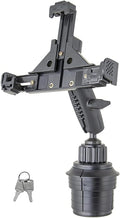 Black Cup Holder Phone Mount M5836