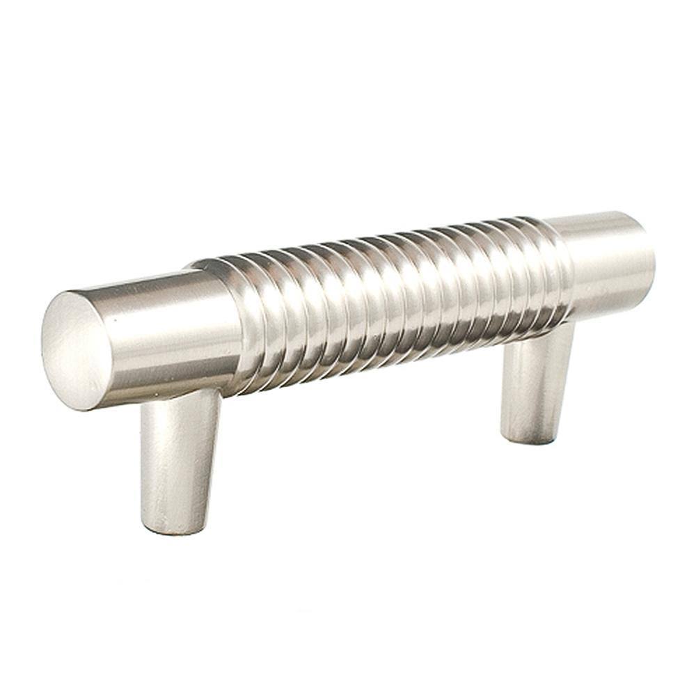 Stacked Cabinet Pull Satin Nickel 12 in D38945