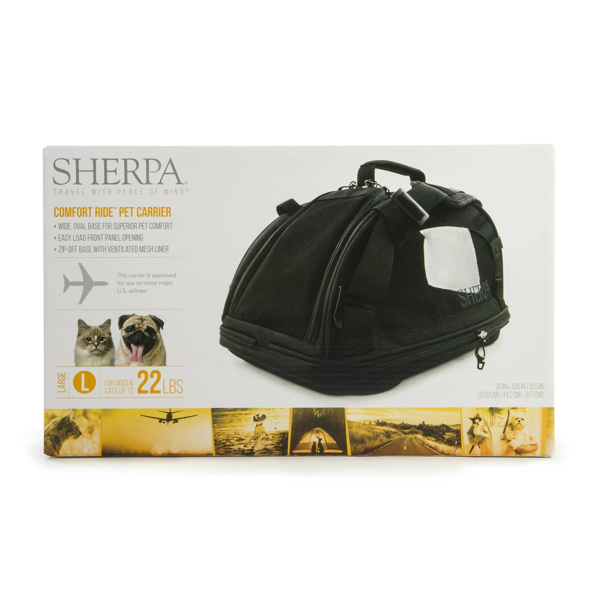 Black Medium Pet Carrier C9386