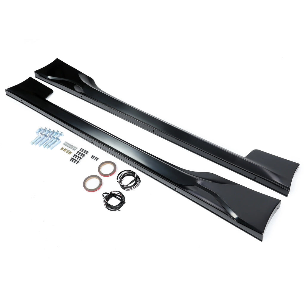 Black ABS Side Skirts for Subaru BRZ Scion FR-S Toyota 86 Coupe 2-Door X675115
