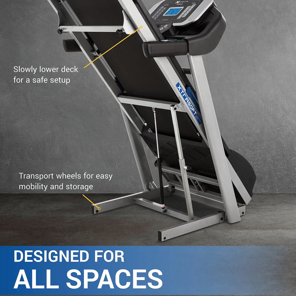 Folding Treadmill with 2.25 HP Motor and 10 Levels Incline E544
