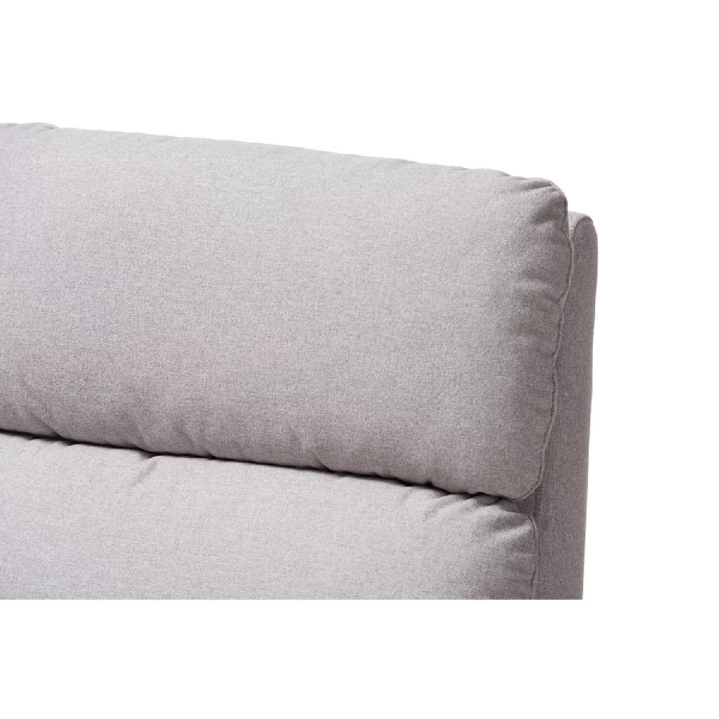 Light Grey Fabric Upholstered Lounge Chair K4833