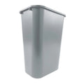 10 Gallon Gray Plastic Wastebasket Z574111
