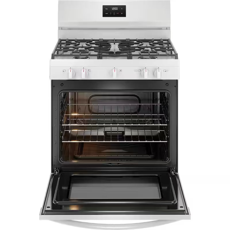 5 Burner Freestanding Gas Range in White R91774