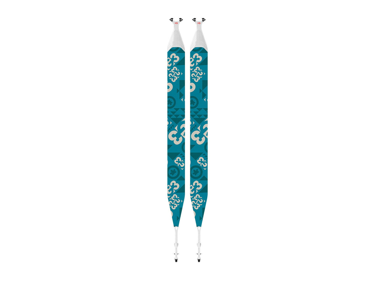 145mm Teal Climbing Skins V135