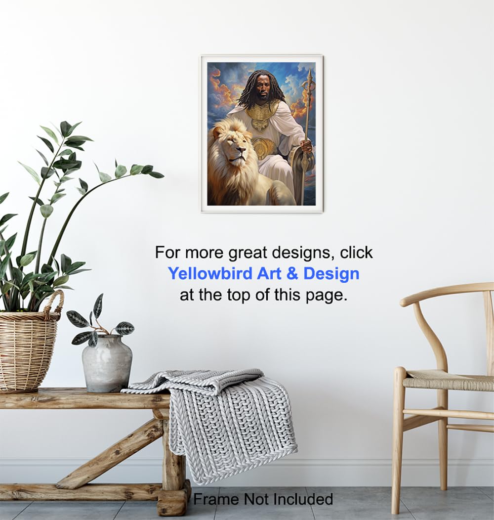 African American Wall Decor - Black Art - Inspirational Wall Art - Christian Home Decor - Religious Gift - Picture Poster Print I703163