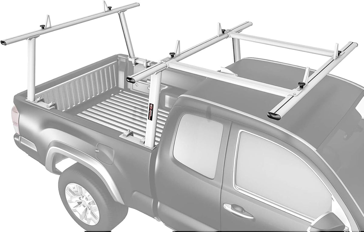 Aluminum Pickup Truck Ladder Rack with Cantilever Extension D6945