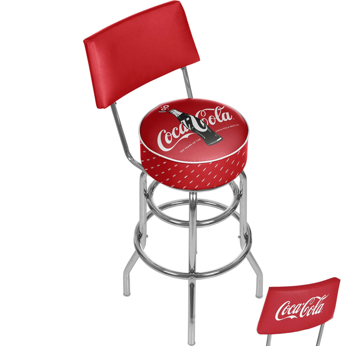 Swivel Bar Stool with Back O350