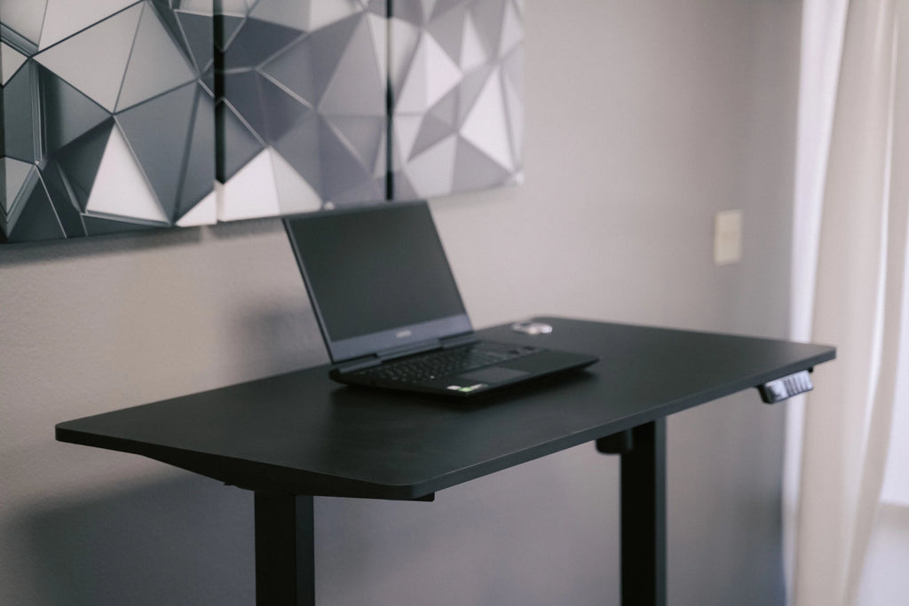Electric Height Adjustable Desk Frame with Tabletop B9836