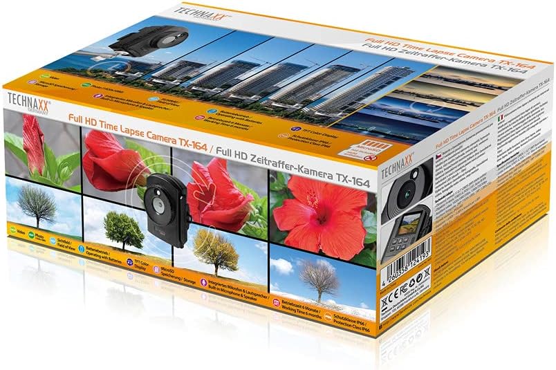 Black Time Lapse Camera with Built-in Microphone & Speaker S5484
