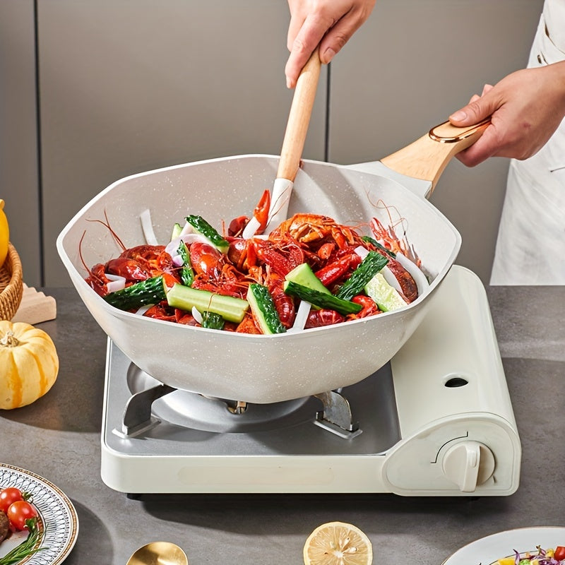 Octagonal Wok Non-Stick Frying Pan V107