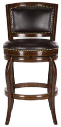Espresso Brown Swivel Bar Stool B8525