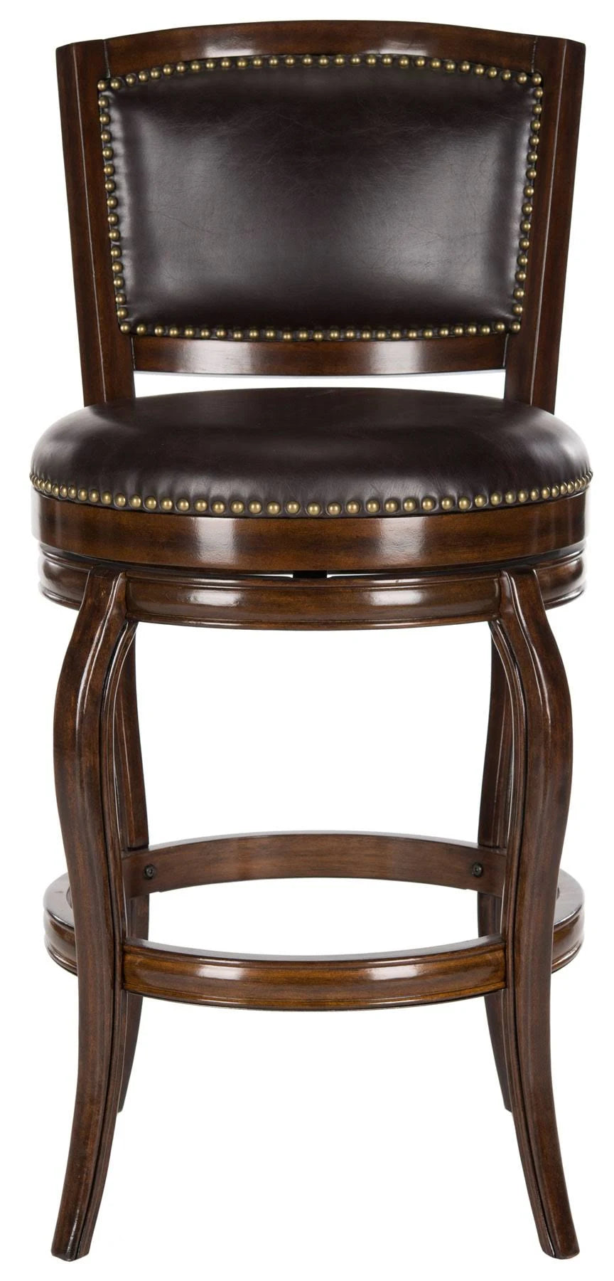 Espresso Brown Swivel Bar Stool B8525