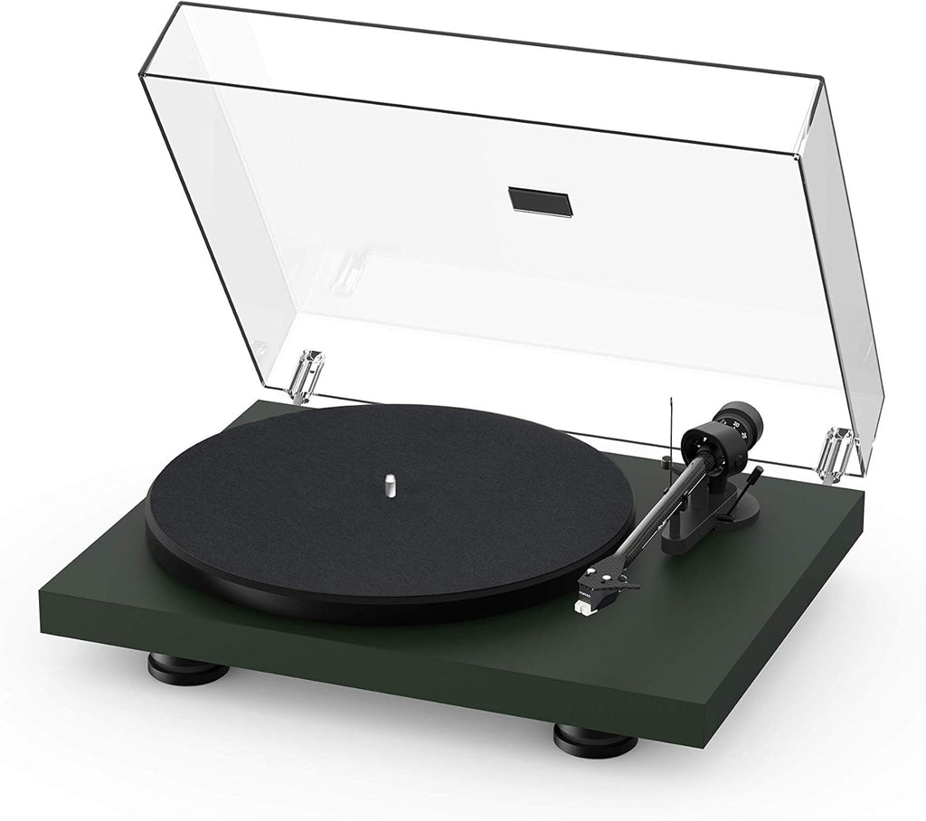 High Gloss Black Turntable with Carbon Fiber Tonearm and Sumiko Rainier Phono Cartridge P807322