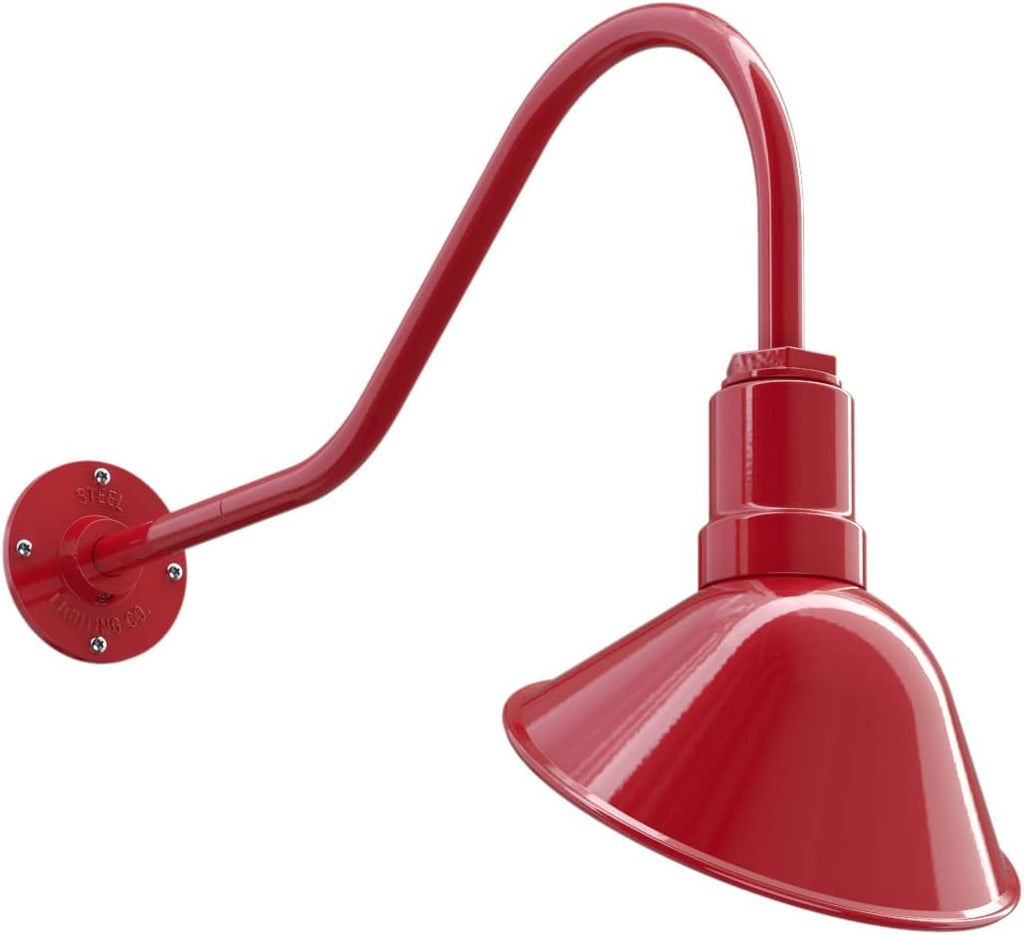 Galvanized Exterior 9 inch Dome 11 inch Gooseneck Store Sign Light W85317