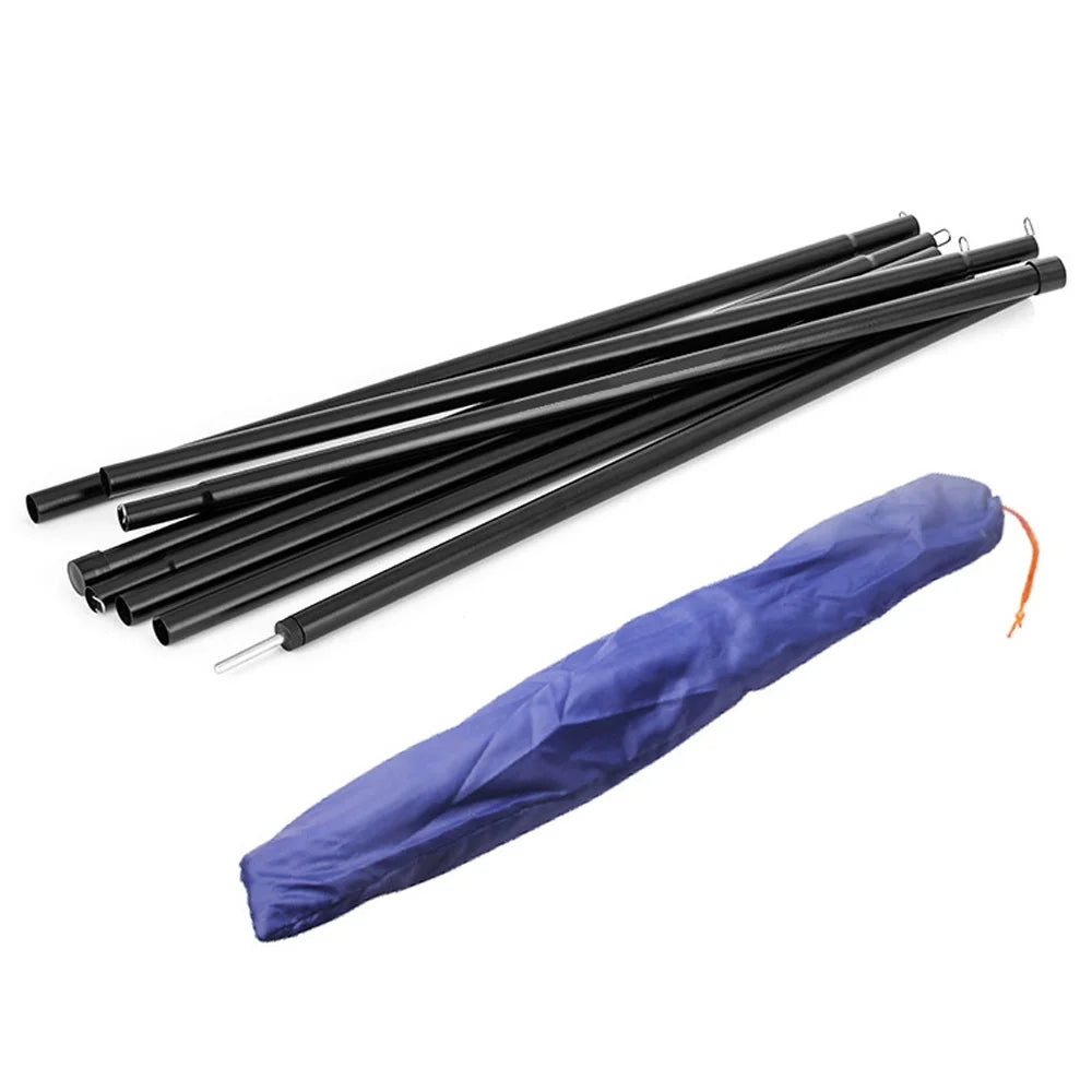 2 PCS/Set Outdoor Tent Canopy Poles Support Rods Awning Frames Accessories H4535