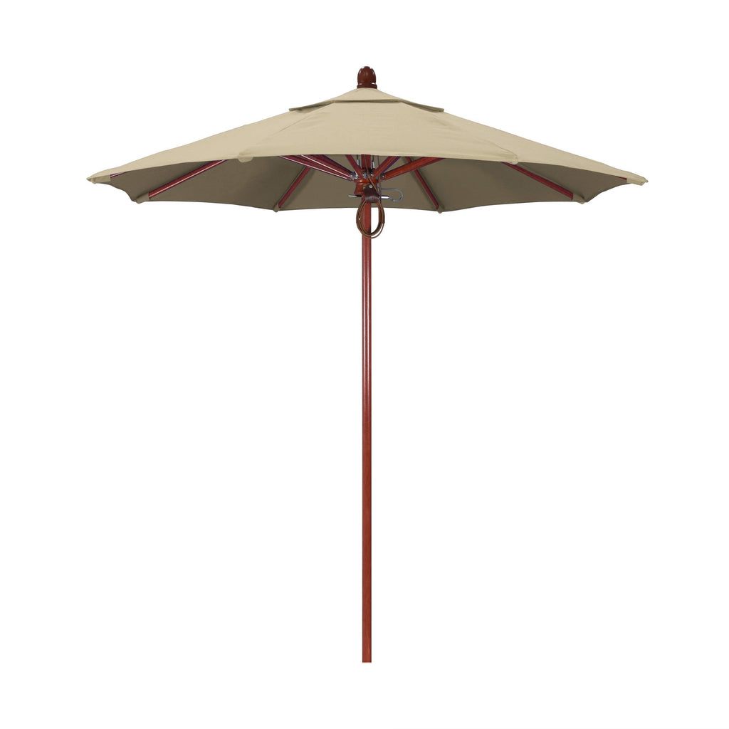 7.5' Patio Umbrella with Red Oak Fiberglass Pole K58882