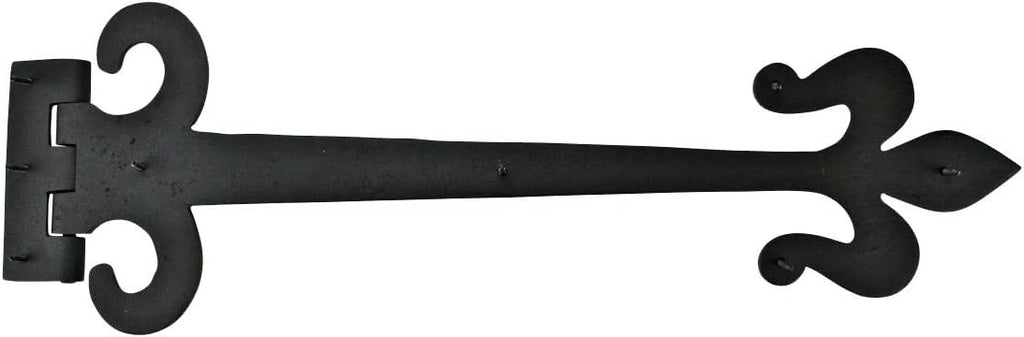Black Wrought Iron Door Strap Hinge 18 Long Pack of 4 N87049