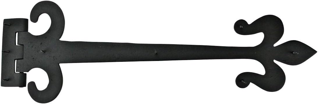 Black Wrought Iron Door Strap Hinge 18 Long Pack of 4 N87049