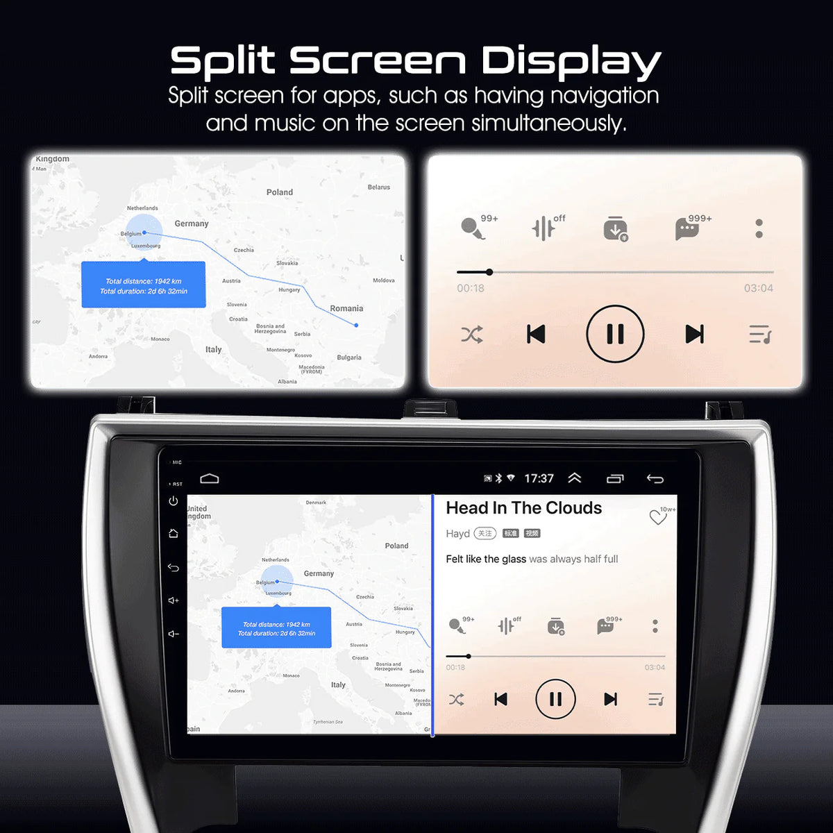 10.1in Carplay Android 12 Car Stereo Radio T78810