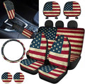 Purple Sugar Skull Car Seat Cover Set 11 PCS Q575