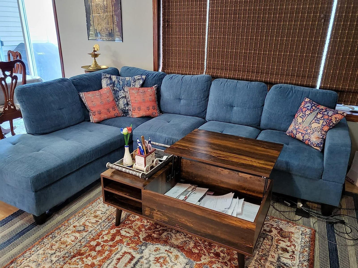 Lift Top Coffee Table with Storage D262